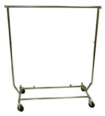 48″ L Single Bar Collapsible Apparel Rack 01-010CH Review