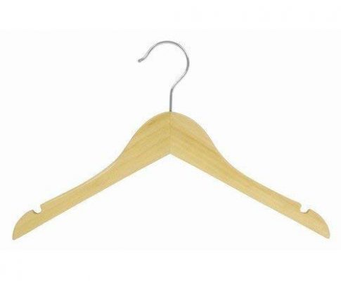 Only Hangers Juniors Wooden Dress/Shirt Hanger – 14″ (50) Review