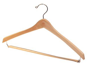 17″ Contoured Suit Hanger with Locking Trouser Bar – Box of 20 Review