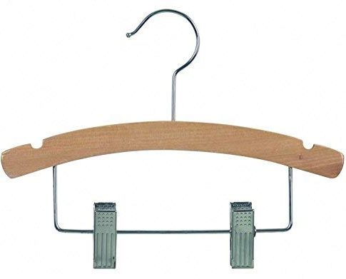 The Great American Hanger Company Natural Kids Combo Hanger with Clips and Notches (Box of 50) Review