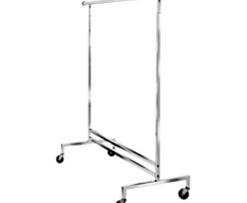 Rolling Garment Clothing Display Salesman’s Rack with Adjustable Single Rail: Commericial Grade Review