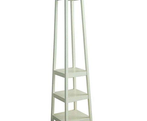 ORE International AFW1275W Three Tier Tower Shoe and Coat Rack, White Review