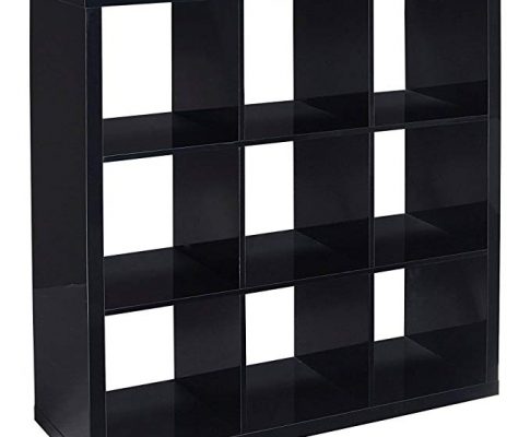 Better Homes and Gardens 9-cube Organizer Storage Bookcase Bookshelf Cabinet Divider (Black Lacquer) Review