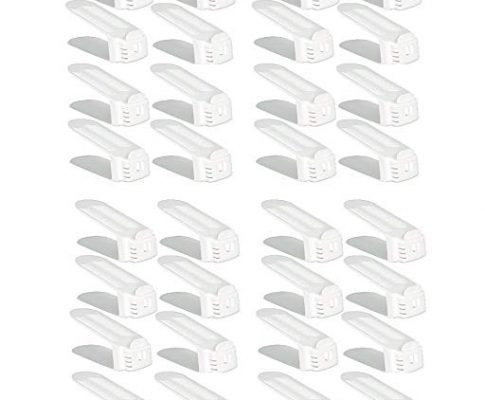 Space-Saving Shoe Slotz Storage Units in Ivory | As Seen on TV | No Assembly Required | Limited Edition Price Club Value Pack, 10 Piece set – 4 Pack Review
