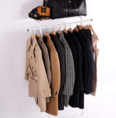 idee Free Standing Leaning Multi-functional Coat and Shoe Rack, Space-saving Garment Organizer, EDLR142W Review