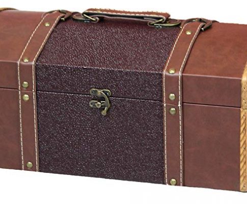 Vintiquewise(TM) Leather Trunk/Treasure Chest for Scarves, 15-Inch Review