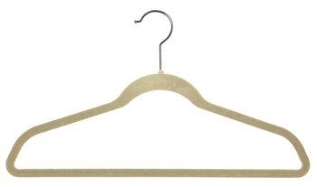 Ultra-Slim Velvet Flocked Suit Hanger -Box of 100