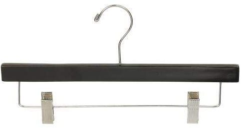 Only Hangers Black Wooden Pant/Skirt Hanger (Pack of 25) Review