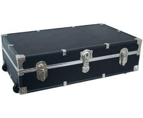 Mercury Luggage Seward Under the Bed Wheeled Storage Footlocker, 31″ (Black) Review