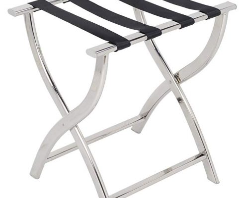 AMENITIES DEPOT Folding Chrome Stainless Steel Luggage Rack (J-12A) Review