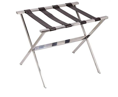 Household Essentials Luggage Rack, Stainless Steel Review