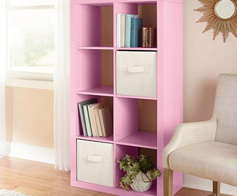Horizontal or vertical 8 Cube Multiple Storage Organizer in Pink Review
