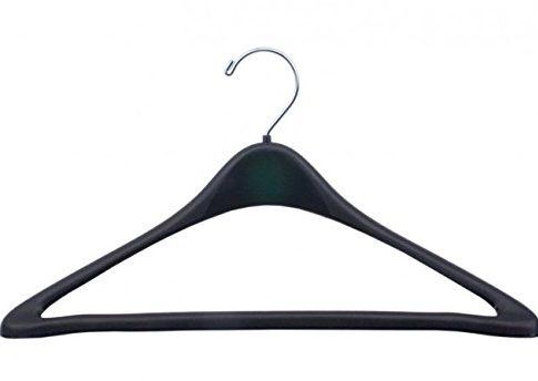 NAHANCO H19RH 19″ Concave Plastic Suit Hanger with Round Hook (Pack of 100) Review