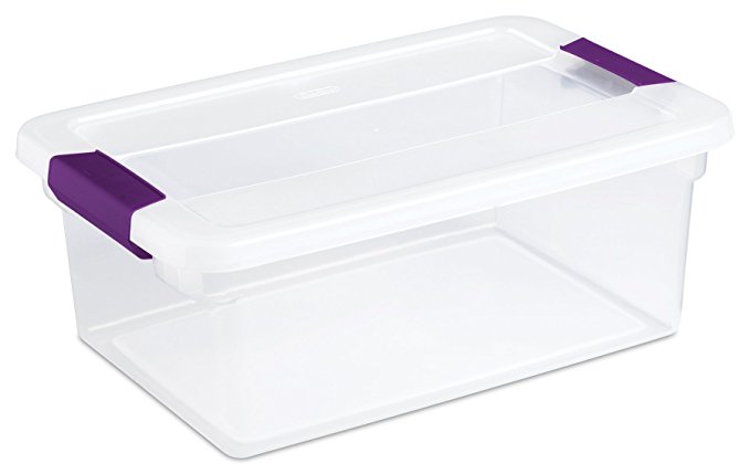 12 Pack Sterilite 17531712 15-Quart ClearView Latch Box Storage Tote Containers