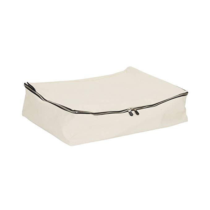 Household Essentials Cedar Stow Clothing Storage Bag, Off White