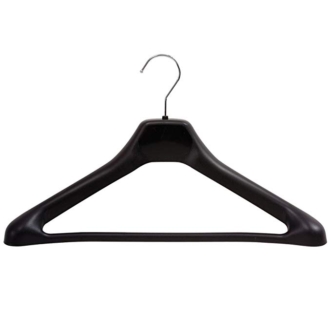 Safco Products 4247BL One Piece Hanger, (Qty. 24), Black