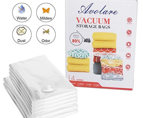 Vacuum Storage Bags Avolare Vacuum Space Saving Bags Space Saving Storage Bags Food Storage Saver Bag Compression Bags for Travel, Clothing, Comforters, Pillows, Bedding (32 Pieces) Review