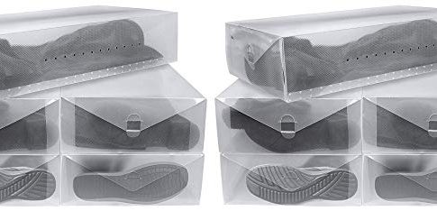 Greenco Clear Foldable Boot Storage Boxes (2 X Pack of 5) Review
