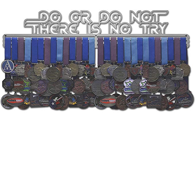 Allied Medal Hangers - Do Or Do Not, There Is No Try - Multiple Sizes Available - Medal Holder Display Rack
