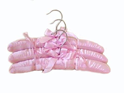 Pink Satin Padded Hangers (Set of 100)