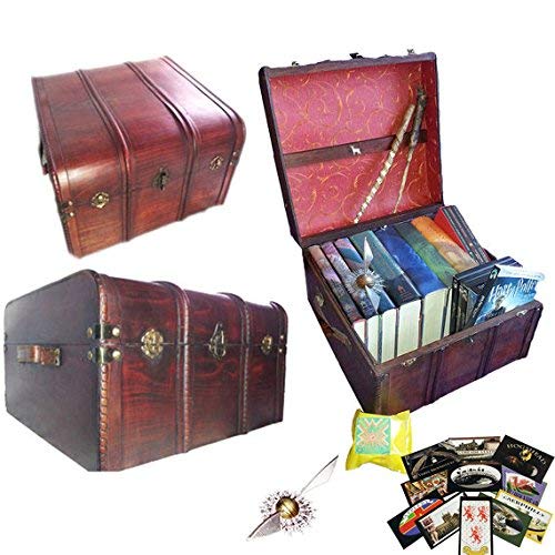 Hogwarts Harry Potter Book and DVD Trunk with Free Golden Snicth Splat and Stickers