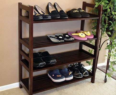 D-Art Home Veranda Mahogany Wood 4 Tier Shelf Shoe Rack Review