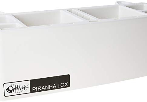 PiranhaLox 9-7760-13 Heavy Duty Supply Caddy with Large Table Mount, White Review